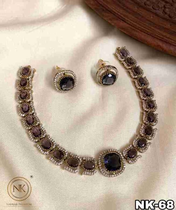 Purple Stone Necklace