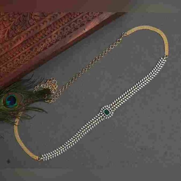 Green Stone Chain Hipbelt