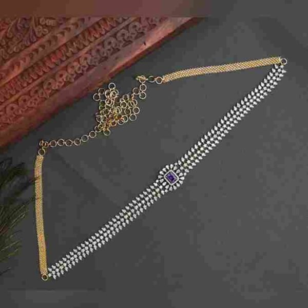 Purple Stone Chain Hipbelt